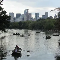 Central Park am Sonntag Nachmittag