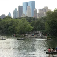 Central Park am Sonntag Nachmittag