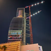 Ein Teil des neuen Hard-Rock-Hotel-Casinos (im Bau)