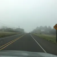 Straße im Nebel