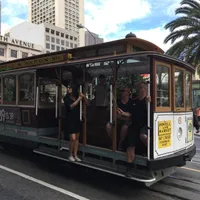 Mit diesem Cable Car sind wir gefahren